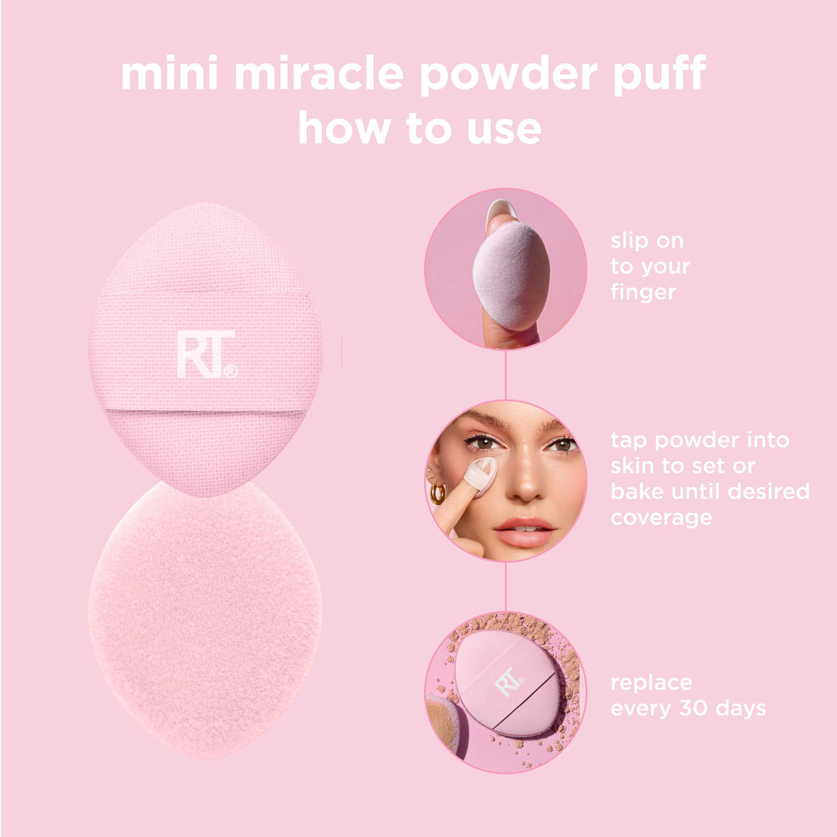 Mini Miracle Powder Puff Trio